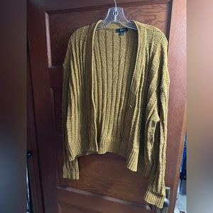 J. Crew Open-knit Cardigan Size L
